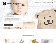 Tablet Screenshot of hektikboutique.com